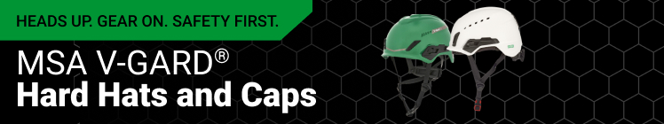 MSA V-GARD Hard Hats and Caps. Shop Now